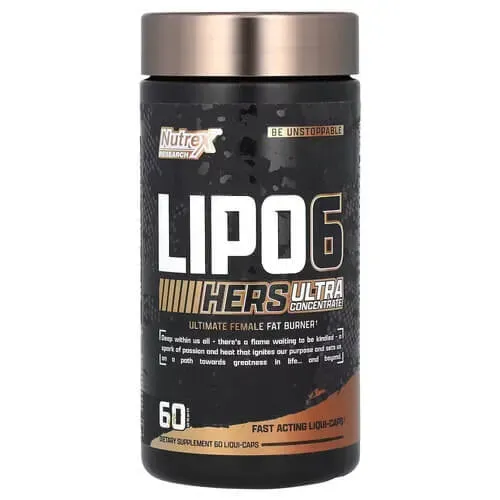 Nutrex Lipo-6 Hers Ultra Concentrate 60 Liqui-Caps (USA) NRX-00072 фото