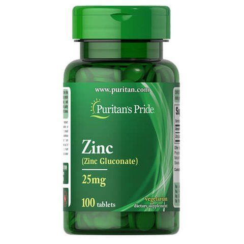 Puritan's Pride Zinc 25 mg 100 tab 02000 фото