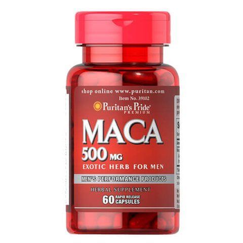 Puritan's&nbsp;Pride Maca 500 mg Exotic Herb for Men&nbsp;60 caps - 04.2026 39102 фото