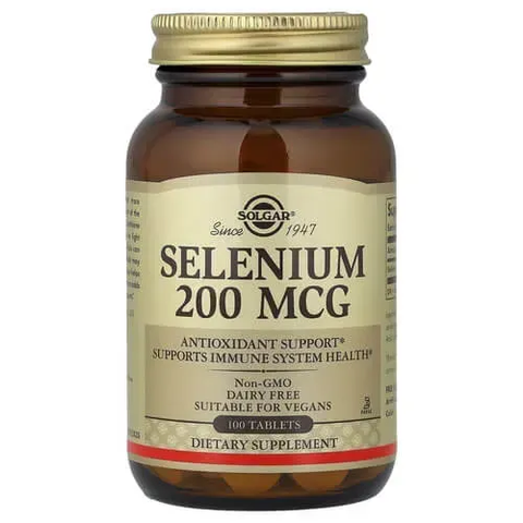 Solgar Selenium 200 mcg 100 таблеток SOL-02541 фото