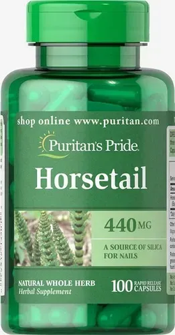 Puritan's Pride Horsetail 440 mg 100 caps 3501 фото