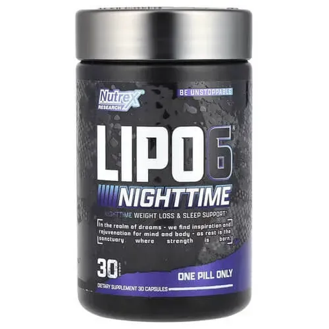 Nutrex LIPO-6 Nighttime 30 Caps (USA) NRX-75556 фото