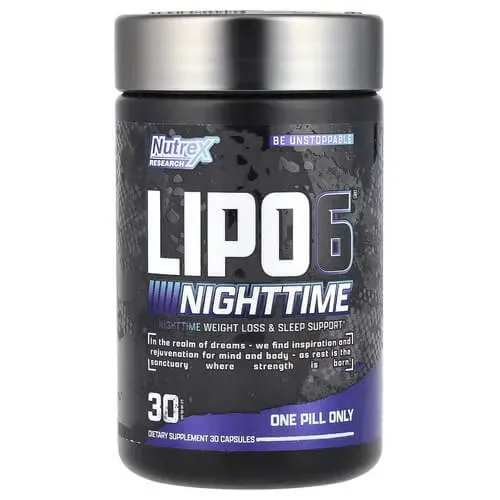 Nutrex LIPO-6 Nighttime 30 Caps (USA) NRX-75556 фото