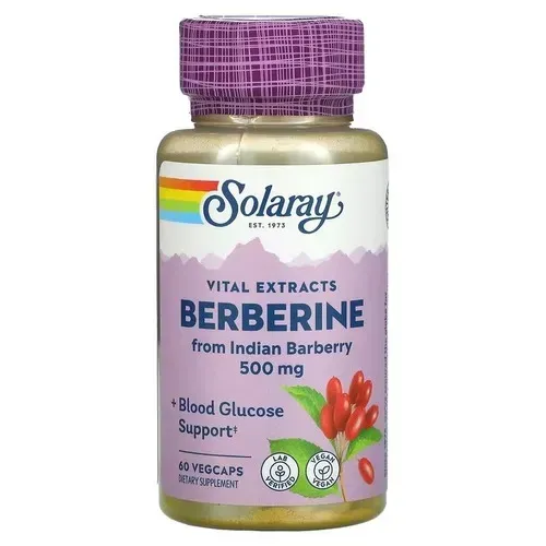 Solaray Berberine 500 mg 60 VegCaps SOR-47705 фото