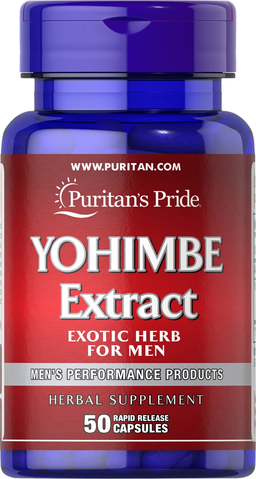 Puritan's Pride Yohimbe 2000 mg 50 caps 06351 фото