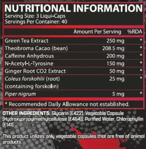 Nutrex Lipo-6 Black 120 Liqui-Caps (EU) NRX-00698 фото