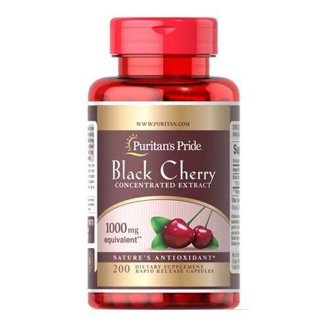 Puritan's Pride Black Cherry Extract 1000 mg 200 caps - 11.2026 19373 фото
