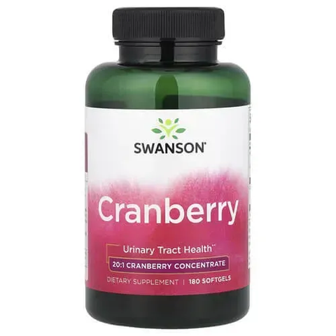 Swanson Cranberry 20:1 Concentrate 180 softgels SW786 фото