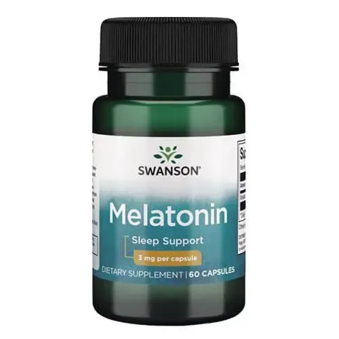 Swanson Melatonin 3 mg 60 капсул SW498 фото
