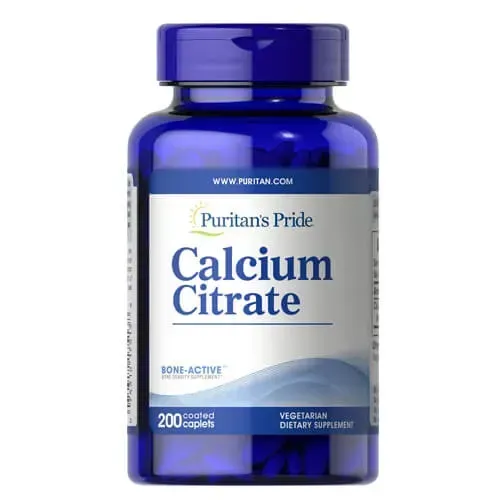 Puritan's Pride Calcium Citrate 200 mg 200 tab 7513 фото