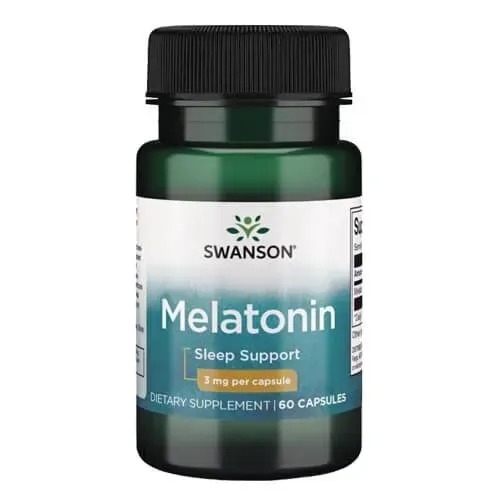 Swanson Melatonin 3 mg 60 caps SW498 фото