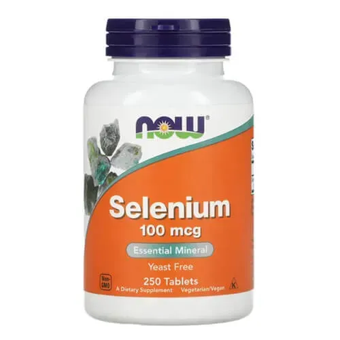 NOW Selenium 100 mcg 250 tab NOW-01482 фото