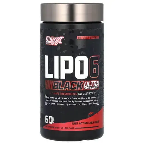 Nutrex Lipo-6 Black Ultra Concentrate 60 Liqui-Caps (EU) NRX-00738 фото