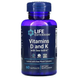 Life Extension Vitamins D and K with Sea-Iodine 60 caps LEX-20406 фото