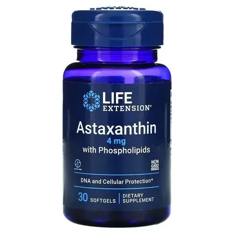 Life Extension Astaxanthin with Phospholipids 4 mg 30 caps LEX-19233 фото