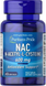 Puritan's Pride NAC 600 mg (N-Acetyl Cysteine) 60 caps 026241 фото