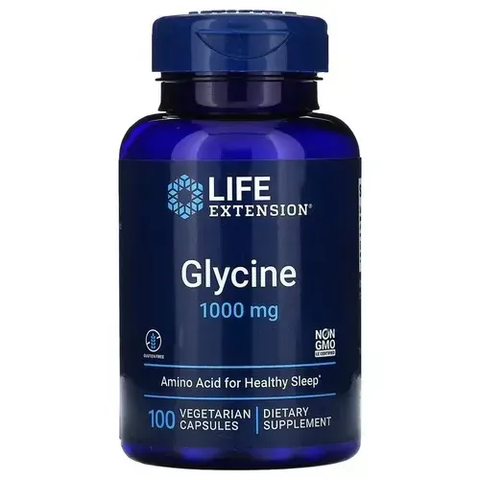 Life Extension Glycine 1000 mg 100 caps LEX-16691 фото