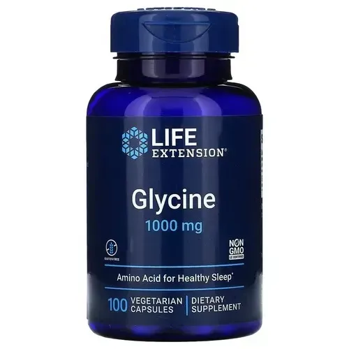 Life Extension Glycine 1000 mg 100 caps LEX-16691 фото