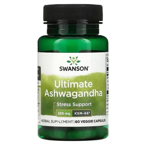 Swanson Ashwagandha Ultimate KSM-66 250 mg 60 caps SWU1003 фото