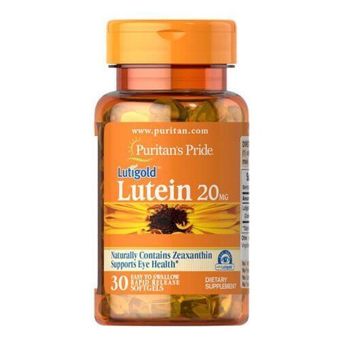 Puritan's&nbsp;Pride Lutein 20 mg with Zeaxanthin 30 softgels - 09.2026 4900 фото