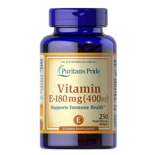 Puritan's Pride Vitamin E-400 IU 250 softgels 01773 фото