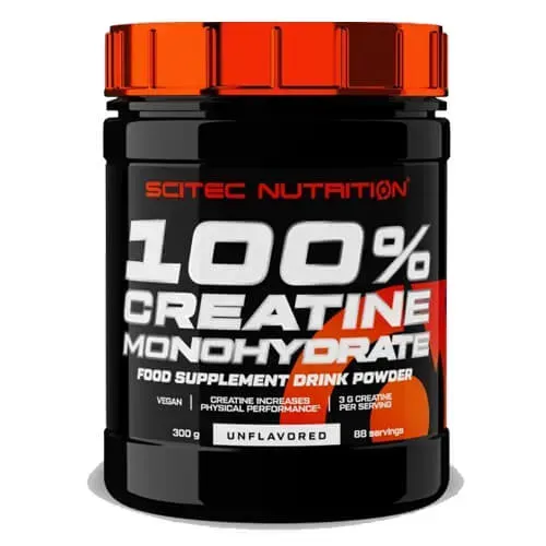 Scitec 100% Creatine Monohydrate 300 грам - Strawberry Green Tea SCN-05507 фото