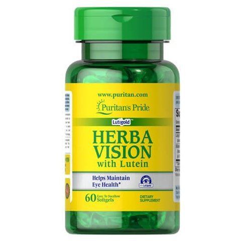 Puritan's&nbsp;Pride Herbavision with Lutein and Bilberry 60 softgels - 08.2026 4755 фото