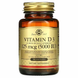 Solgar Vitamin D3 125 mcg 5000 IU 100 softgels SOL-19377 фото
