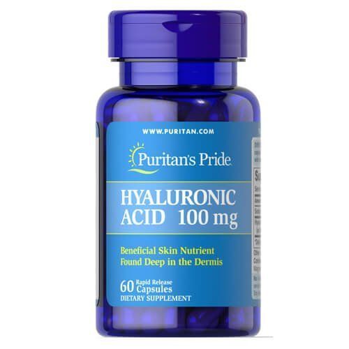 Puritan's Pride Hyaluronic Acid 100 mg 60 caps 17688 фото