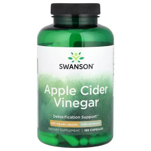 Swanson Apple Cider Vinegar 625 mg 180 caps SWU292 фото