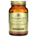 Solgar Vitamin D3 55 mcg (2,200 IU) 100 Vegetable Capsules SOL-03317 фото