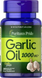 Puritan's Pride Garlic Oil 1,000 mg 100 softgels 2970 фото