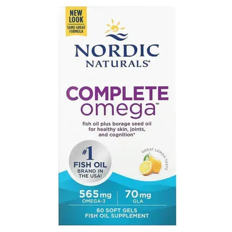 Nordic Naturals Complete Omega 565 mg 60 softgels NOR-01770 фото