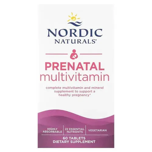 Nordic Naturals Prenatal Multivitamin 60 tablets NOR-01553 фото
