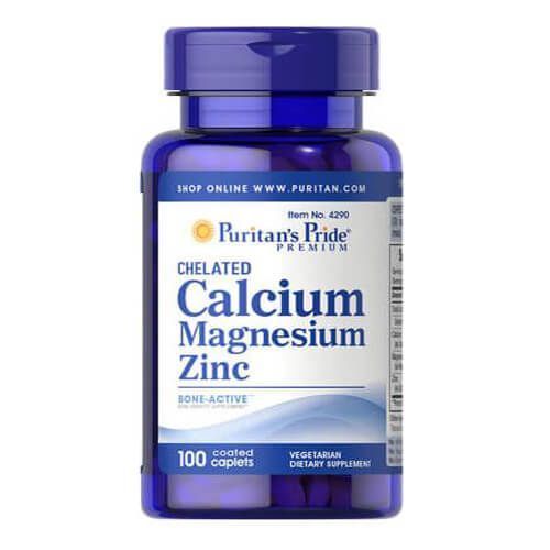 Puritan's Pride Chelated Calcium Magnesium Zinc 100 tab 4290 фото