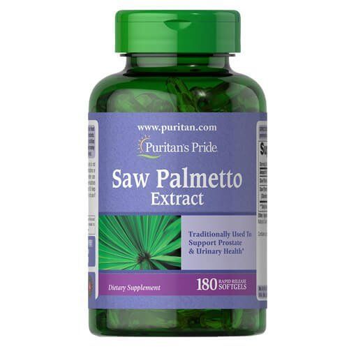 Puritan's Pride Saw Palmetto Extract 180 softgels 001951 фото