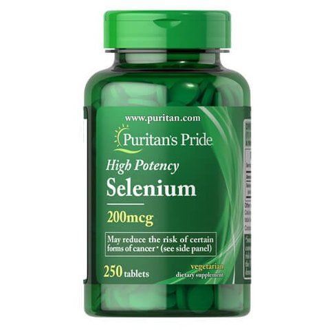 Puritan's Pride Selenium 200 mcg 250 tab 03204 фото