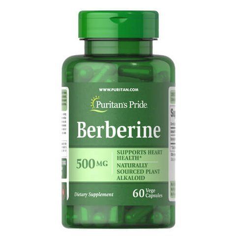 Puritan's Pride Berberine 500 mg 60 caps 21083 фото
