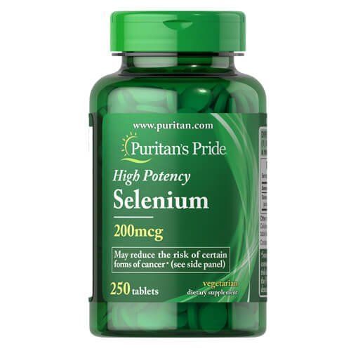 Puritan's Pride Selenium 200 mcg 250 tab 03204 фото