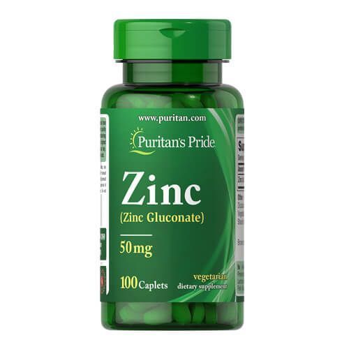 Puritan's Pride Zinc 50 mg 100 tab 2060 фото