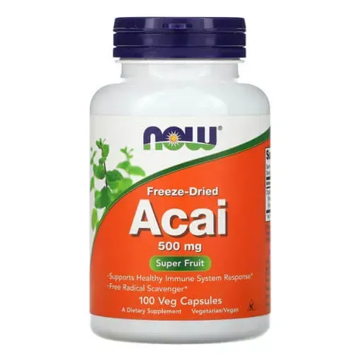 NOW Freeze-Dried Acai 100 caps NOW-03355 фото