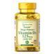 Puritan's Pride Vitamin D3 5000 IU 200 softgels 30685 фото