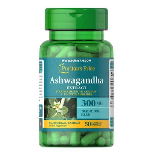 Puritan's Pride Ashwagandha 300 mg 50 caps 7850 фото