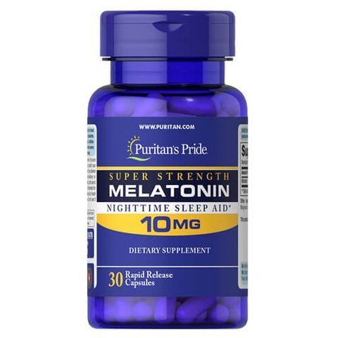 Puritan's Pride Melatonin 10 mg 30 caps - 03.2026 21478 фото