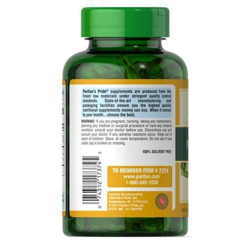 Puritan's Pride Evening Primrose Oil 1000 mg with GLA 120 softgels 07374 фото