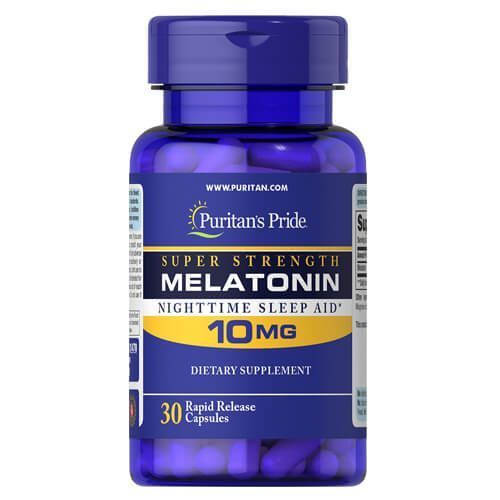 Puritan's Pride Melatonin 10 mg 30 caps - 03.2026 21478 фото