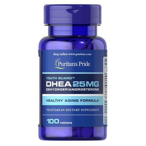 Puritan's Pride DHEA 25 mg 100 tab 03421 фото