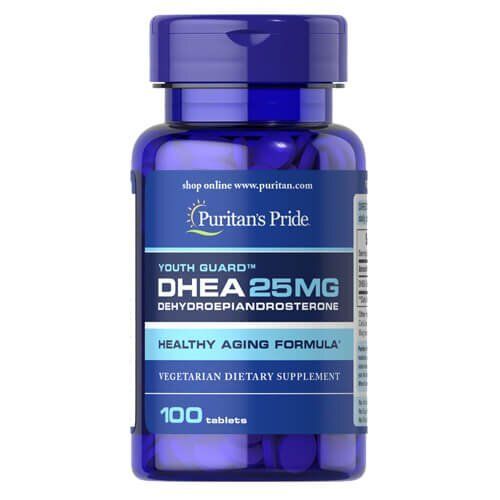 Puritan's Pride DHEA 25 mg 100 tab 03421 фото