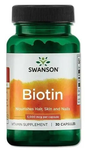 Swanson Biotin 5000 mcg 30 caps SW1239 фото