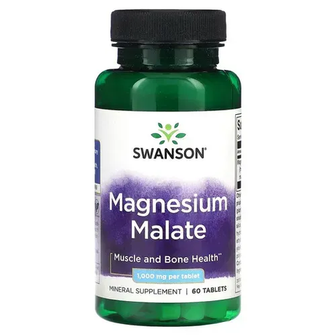 Swanson Magnesium Malate 150 mg 60 tab SW1708 фото